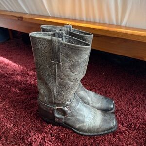 FRYE Harness 12r Moto boots sz9 - Charcoal Grey